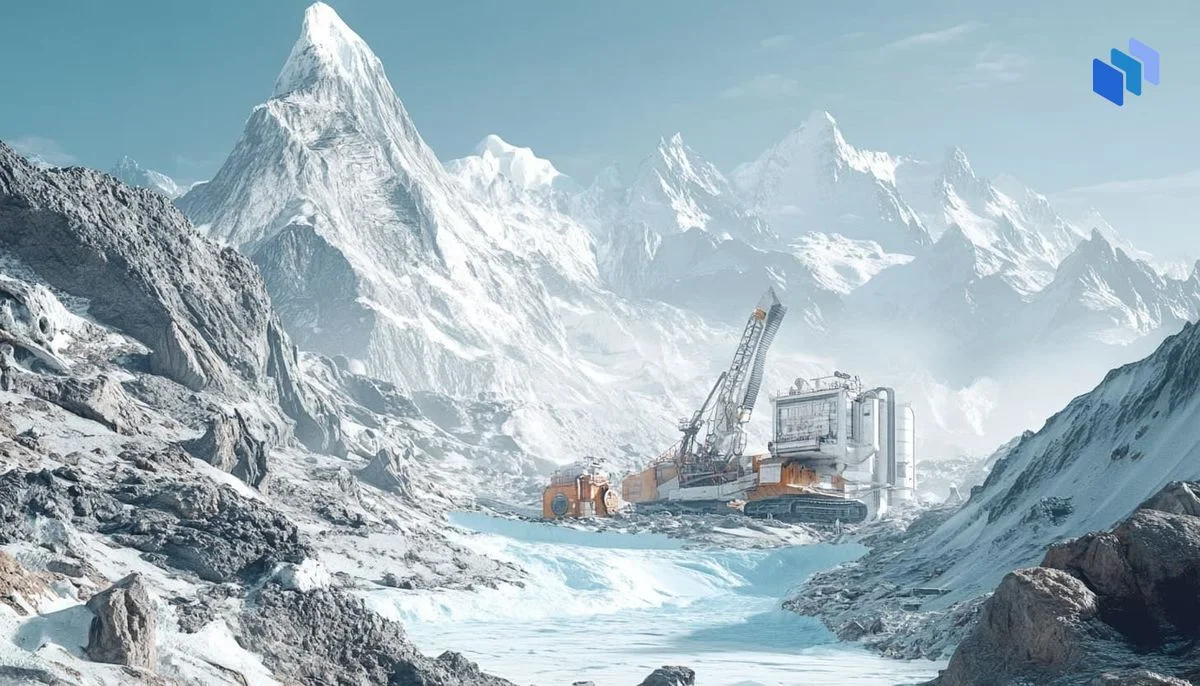 Acres of Ice artificial glacier work in the Himalayas