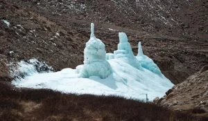 Igoo automated ice reservoir in the Himalayas