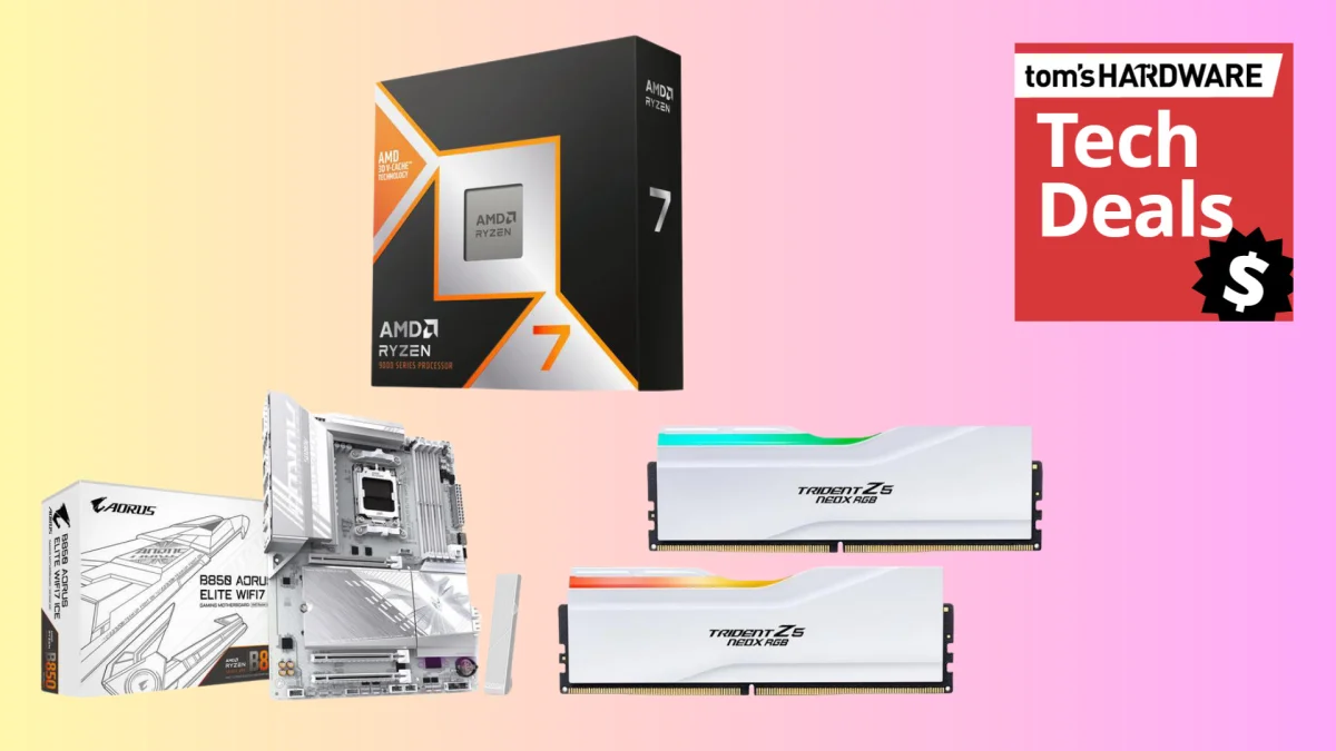 Ryzen 7 9800X3D PC Bundle Cuts $238 From CPU, Motherboard and DDR5 Cost
