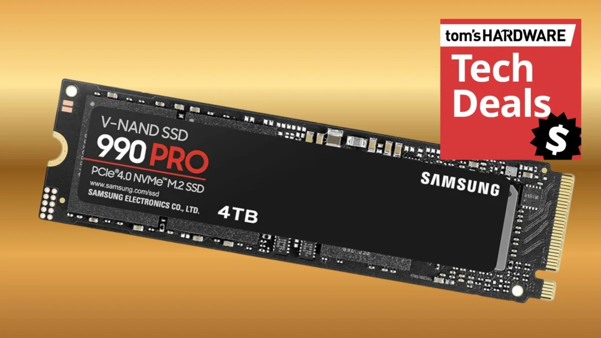 Samsung 990 Pro 4TB SSD Drops to $799.90, About 20 Cents per GB