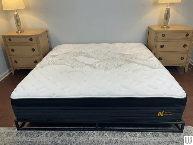 Image may contain: Furniture, Bed, and Mattress