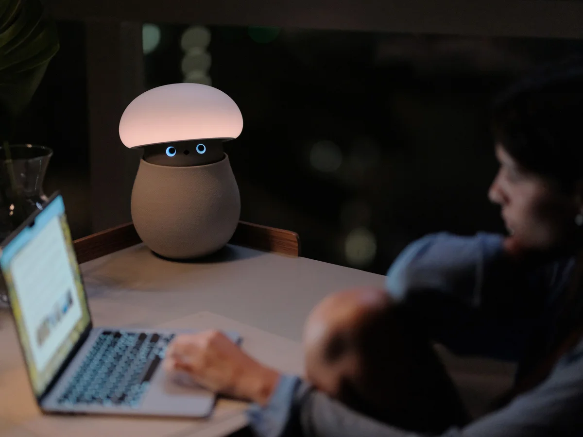 Mori Is a $649 Mushroom Robot Lamp Built for Ambient Companionship