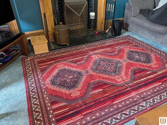 Image may contain: Home Decor, and Rug